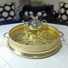 MODERN Moroccan Tray (SINIYA) Artisanal Gold Royal
