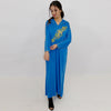 Djellaba Marocaine en tissu lycra avec perlage - Morocco SOUQ