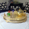 Moroccan Artisanal tea teapot - Berrad "Romy" style Doré Royal