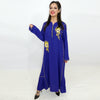 Caftan Marocain en crêpe avec perlage - Ramadan 2021 - Morocco SOUQ