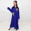 Caftan Marocain en crêpe avec perlage - Ramadan 2021 - Morocco SOUQ