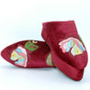 Moroccan embroidered leather slipper