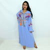 Djellaba Marocaine en broderie avec la ceinture - BellaModa - Morocco SOUQ