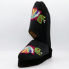 Moroccan embroidered leather slipper