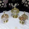 Handcrafted display in copper & crystal for chocolates, candies.