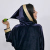 Abaya femme avec capuche et perlage de swarovski - Morocco SOUQ