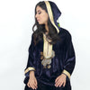 Abaya femme avec capuche et perlage de swarovski - Morocco SOUQ