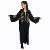 Djellaba Marocaine bleu marine en broderie - BellaModa - Morocco SOUQ