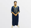 Abaya Artisanal Marocaine avec broderie Sur les côtes