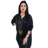 Djelaba Marocaine en lycra noir avec perlage - Ramadan 2021 - Morocco SOUQ