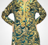 Moroccan jabador in Mobra fabric and lace with beading