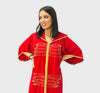 Moroccan Maalem Djellaba in Crepe fabric with beading