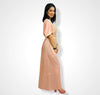 Moroccan Kaftan in silk fabric with embroidery and beading