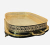 Sinia Moroccan Artisanal Tray in Golden Copper 60cm/40cm