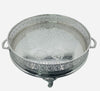 MODERN Moroccan Tray (SINIYA) Handicraft Silver Royal