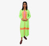 Moroccan djellaba Embroidered in flashy color with beading