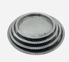 MODERN Moroccan Tray (SINIYA) Handcrafted silver