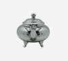 Moroccan Artisanal tea teapot, Berrad in silver copper