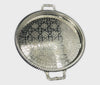 Tray Sinia Moroccan Round Artisanal silver