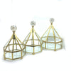 Tifour Artisanal Display Unit in copper and glass