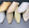 Chaussure Babouche Marocaine Femme en cuir véritable