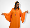 Moroccan Djellaba in Crepe fabric with Randa