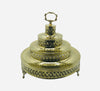 Artisanal 4 tier golden copper display stand for cakes, chocolate