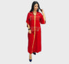 Moroccan Maalem Djellaba in Crepe fabric with beading