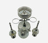 Set of incense burner / incense burner with typical Moroccan fragrance lance