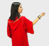 Moroccan Maalem Djellaba in Crepe fabric with beading