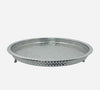 MODERN Moroccan Tray (SINIYA) Handcrafted silver