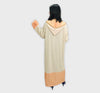 Moroccan djellaba Makhzania with embroidery and beading
