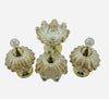 Handcrafted display in copper & crystal for chocolates, candies.