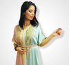 Moroccan Kaftan in silk fabric with embroidery and beading