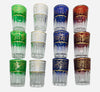 Ensemble de 12 Verres à thé Marocaine en plusieurs couleurs
