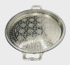 Tray Sinia Moroccan Round Artisanal silver