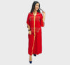 Moroccan Maalem Djellaba in Crepe fabric with beading