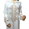 Moroccan Artisanal jellaba "Laaroussa" in two piece with embroidery & Randa