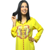https://v2.langify-app.com/products/19449511#Moroccan artisanal djellaba in silk crepe fabric with sunny embroidery