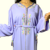 Moroccan craft caftan in embroidery with mejdoul