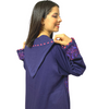 Moroccan artisan jellaba in mlifa fabric with zemmouri embroidery
