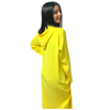 https://v2.langify-app.com/products/19449511#Moroccan artisanal djellaba in silk crepe fabric with sunny embroidery