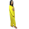 https://v2.langify-app.com/products/19449511#Moroccan artisanal djellaba in silk crepe fabric with sunny embroidery