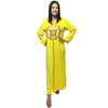 https://v2.langify-app.com/products/19449511#Moroccan artisanal djellaba in silk crepe fabric with sunny embroidery