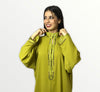 Moroccan abaya in Georgette crepe fabric with debbana embroidery & beading 
