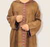Djellaba Marocaine makhzaniya avec broderie style africaine