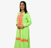 Moroccan djellaba Embroidered in flashy color with beading