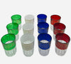 Ensemble de 12 Verres à thé Marocaine en plusieurs couleurs