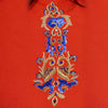 Caftan Marocain en crêpe avec Broderie et perlage - Ramadan 2021 - Morocco SOUQ