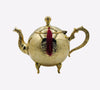 Moroccan Artisanal tea teapot - Berrad "Romy" style Doré Royal